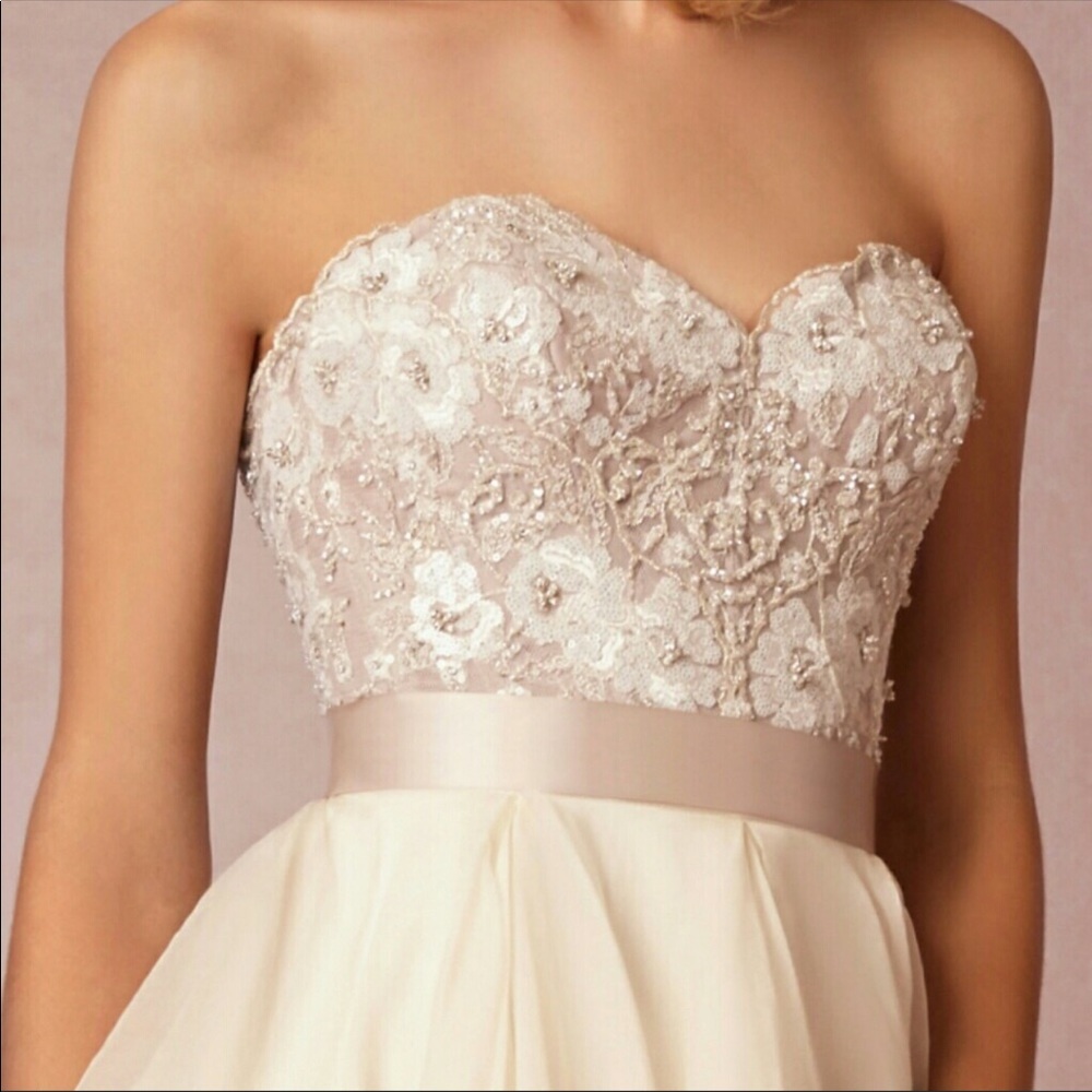 BHLDN wedding Mealin corset by wtoo by watters